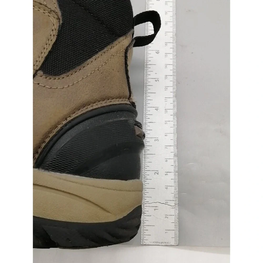 Khombu Boots Mens Cliff Brown 8 Cold Weather Shoe Lined Durable Zip Winter